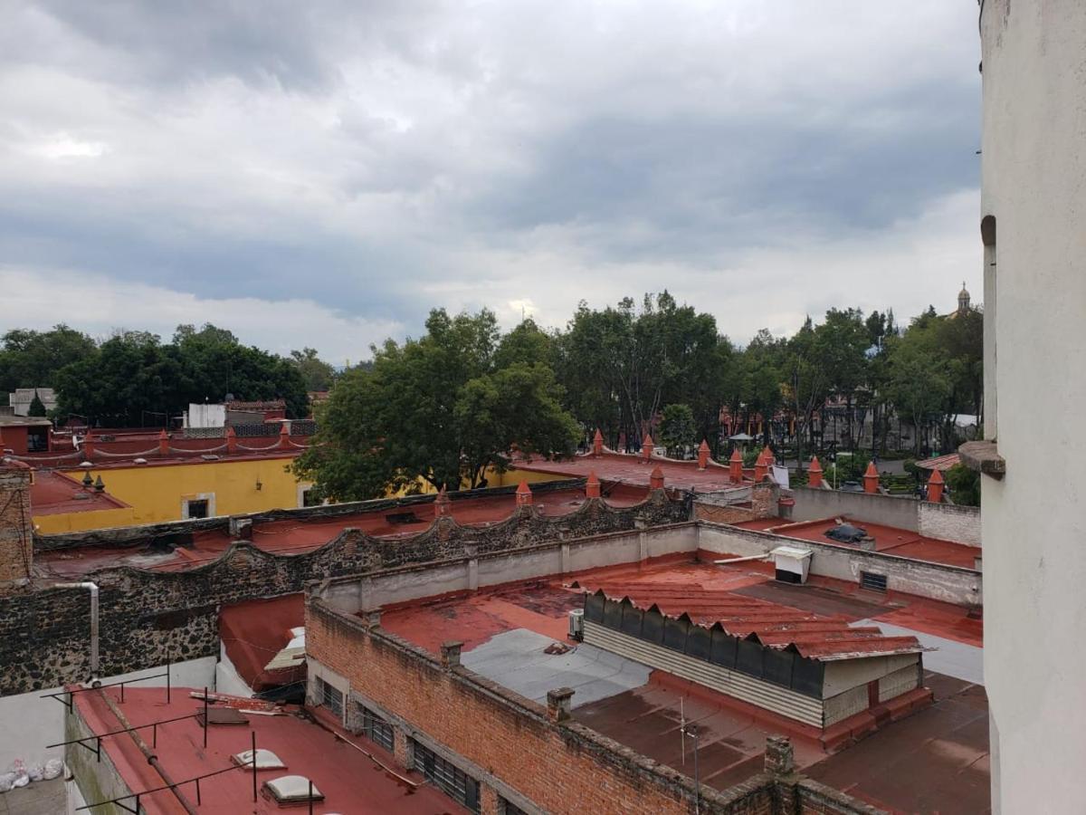 Apartmán Loft Terraza Coyoacan Vista Plaza Kiosco Depa 50M2 Ciudad de México Exteriér fotografie